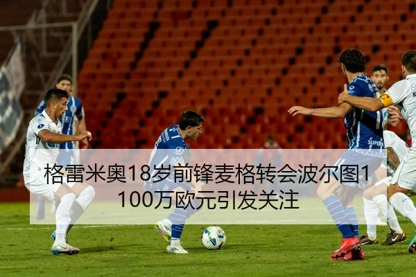 格雷米奥18岁前锋麦格转会波尔图1100万欧元引发关注